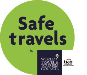 Safe Travels Stamp from The World Travel and Tourism Council Representing Regulated Standards in Safe Travel